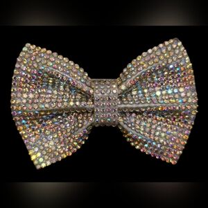 Multicolor Rhinestone Bow Phone Clip / Holder Accessory
